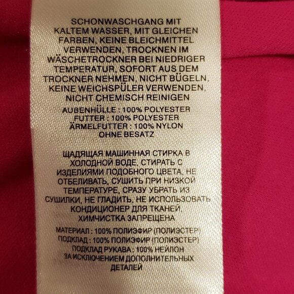 Columbia Girl's Pink Blue Grey Camo Print White Polka Dot Hooded Fleece Jacket L - Picture 2 of 12